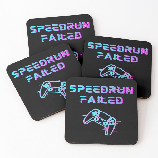 Item preview, Speedrun Failed – Neon Glitch Controller Gamer Art designed and sold by PHRASEandSTYLE.