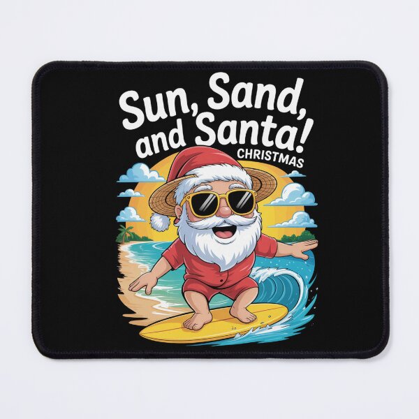 Item preview, Santa's sun sand sea Favorite Merry Christmas squad designed and sold by kaka8888.