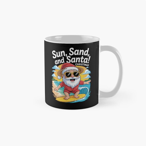 Item preview, Santa's sun sand sea Favorite  Merry Christmas squad  designed and sold by kaka8888.