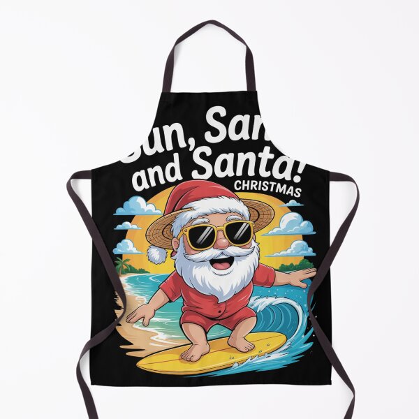 Item preview, Santa's sun sand sea Favorite  Merry Christmas squad  designed and sold by kaka8888.