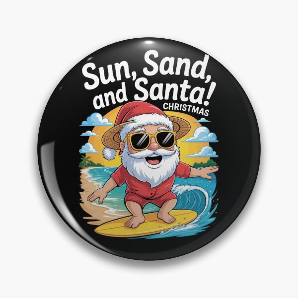 Item preview, Santa's sun sand sea Favorite  Merry Christmas squad  designed and sold by kaka8888.