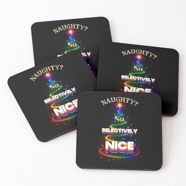 Item preview, ⛄ Naughty? No. Selectively Nice ✨-✨ HIGH SASS & SHADE COLLECTION KEYWORDS designed and sold by WheelieGdArt.