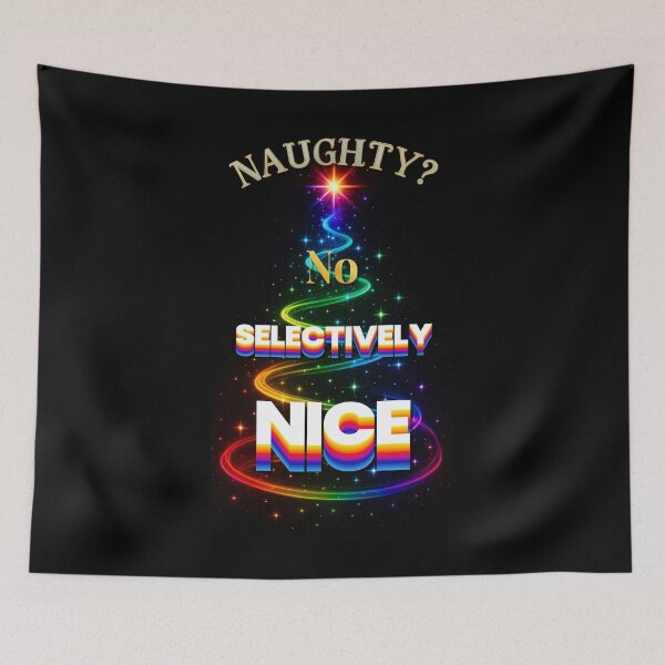 Item preview, ⛄ Naughty? No. Selectively Nice ✨-✨ HIGH SASS & SHADE COLLECTION KEYWORDS designed and sold by WheelieGdArt.