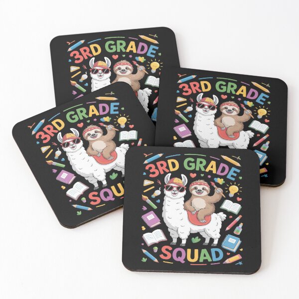 Item preview, 3rd Grade Squad Sloth With Llama First Day Of School designed and sold by SIGORDESIGN.