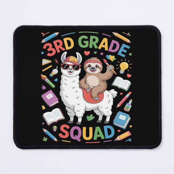 Item preview, 3rd Grade Squad Sloth With Llama First Day Of School designed and sold by SIGORDESIGN.