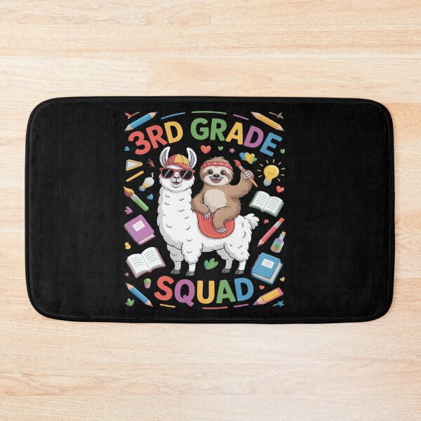 Item preview, 3rd Grade Squad Sloth With Llama First Day Of School designed and sold by SIGORDESIGN.