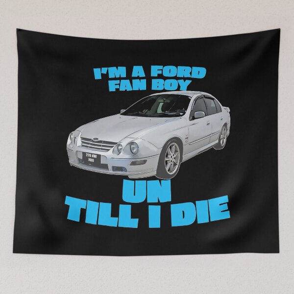 Item preview, I’m a Ford Fan Boy – XR8 AU III Falcon Artwork designed and sold by Michael van der Hoorn.