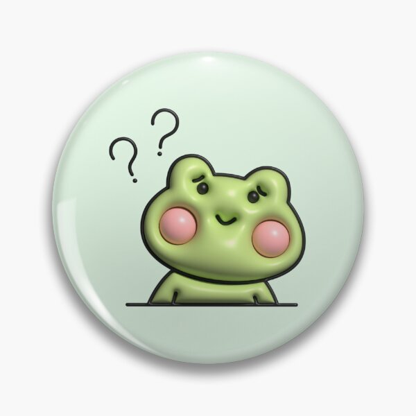 Item preview, Curious Frog with Question Marks  designed and sold by Ashleigh David.