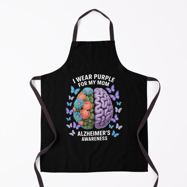 Item preview, I Wear Purple For My Mom Alzheimer's Awareness Mother designed and sold by DentistLegal.