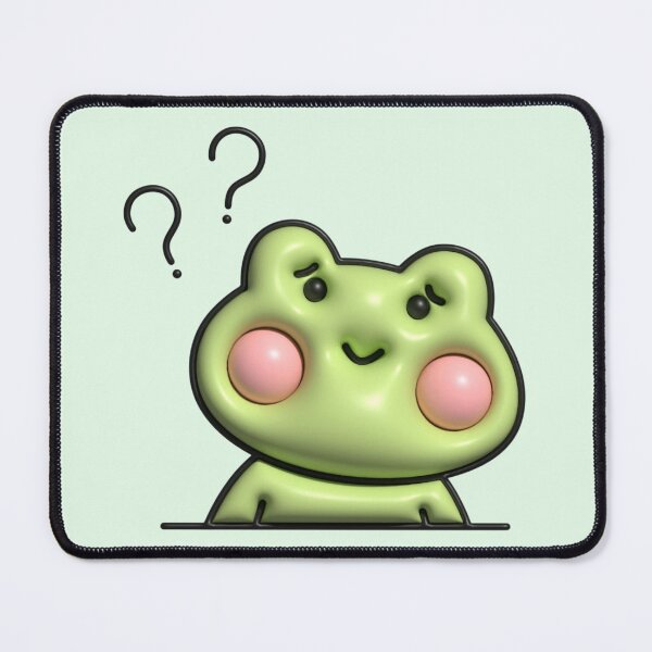 Item preview, Curious Frog with Question Marks designed and sold by Ashleigh David.