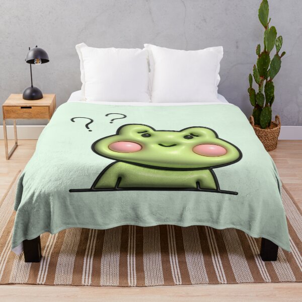 Item preview, Curious Frog with Question Marks designed and sold by Ashleigh David.