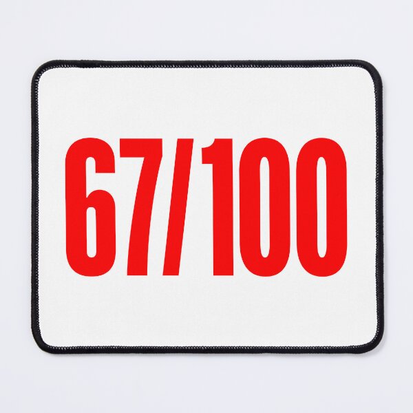 Item preview, 67/100, Six Seven Red designed and sold by Memes N Lore .