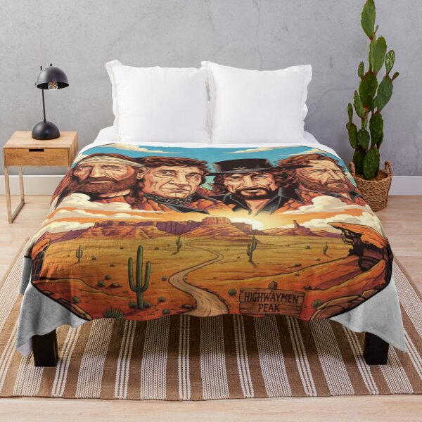 Item preview, Outlaw Highwaymen Mt. Rushmore- Willie, Cash, Waylon & Kris designed and sold by Saddle Tramp Designs.