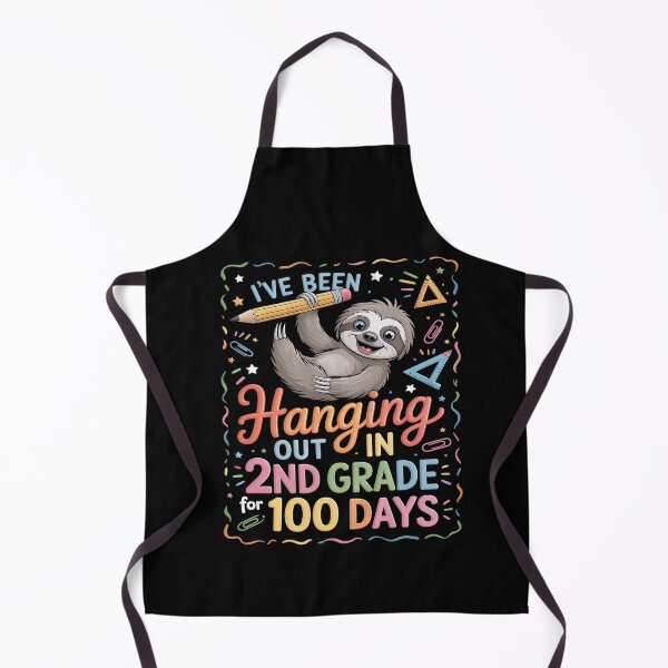 Item preview, 100 Days of School Sloth Hanging Out In 2nd Grade Student designed and sold by SIGORDESIGN.