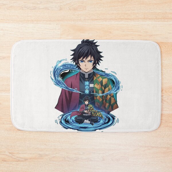 Item preview, Giyu Tomioka Silhouette of the Water Pillar, Demon Slayer, Kimetsu No Yaiba designed and sold by Innova_Creations.
