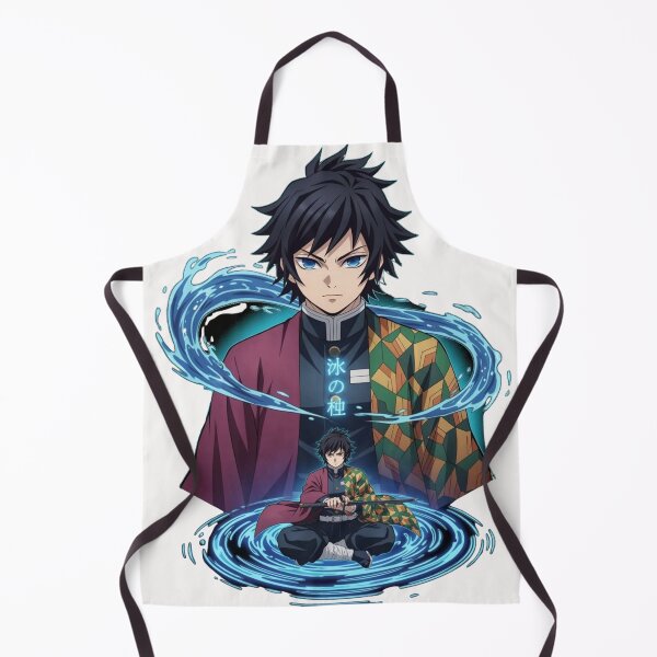Item preview, Giyu Tomioka Silhouette of the Water Pillar, Demon Slayer, Kimetsu No Yaiba designed and sold by Innova_Creations.