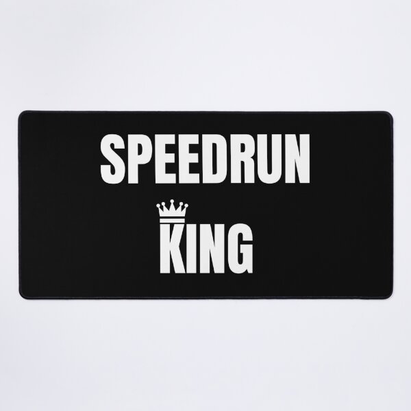 Item preview, Speedrun King – Competitive Gamer Quote Design designed and sold by PHRASEandSTYLE.