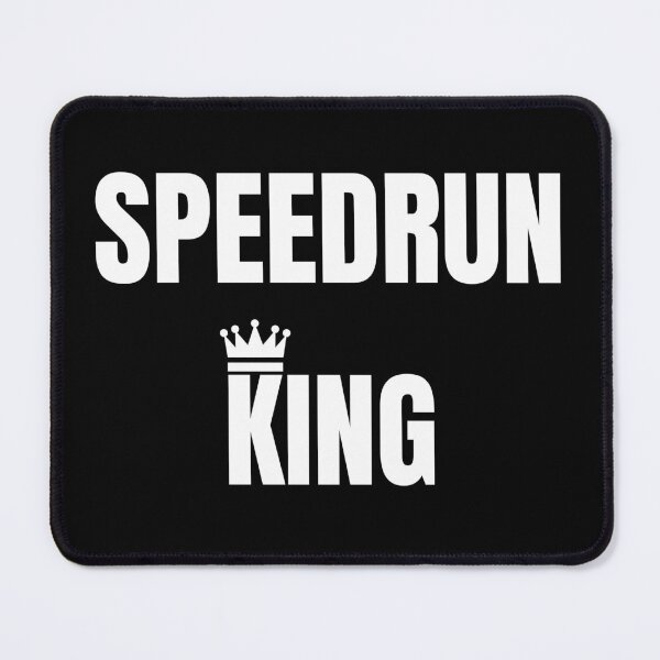 Item preview, Speedrun King – Competitive Gamer Quote Design designed and sold by PHRASEandSTYLE.