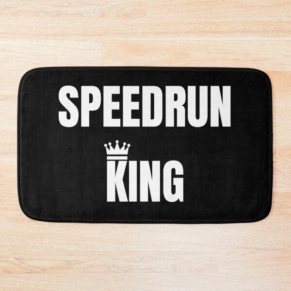 Item preview, Speedrun King – Competitive Gamer Quote Design designed and sold by PHRASEandSTYLE.