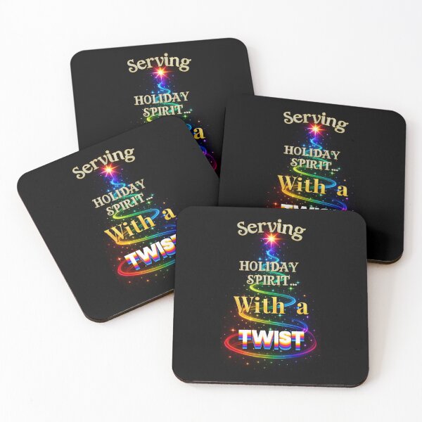 Item preview, ⛄ Serving Holiday Spirit… With a Twist ✨-✨ Prism Swirl Edition – HIGH SASS & SHADE COLLECTION designed and sold by WheelieGdArt.