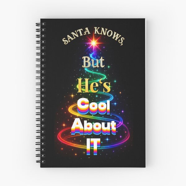 Item preview, ⛄ Santa Knows, But He’s Cool About It ✨-✨ Midnight Glow Edition – HIGH SASS & SHADE COLLECTION designed and sold by WheelieGdArt.