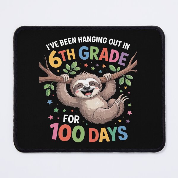 Item preview, 100th Day of School Sloth Design - 6th Grade 100 Days designed and sold by SIGORDESIGN.