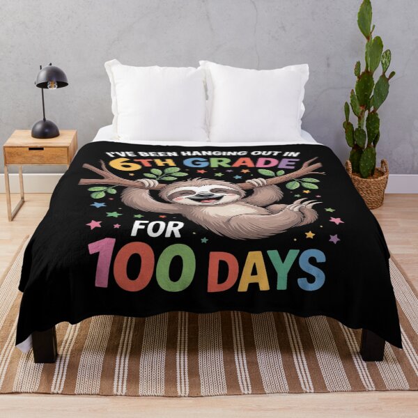 Item preview, 100th Day of School Sloth Design - 6th Grade 100 Days designed and sold by SIGORDESIGN.