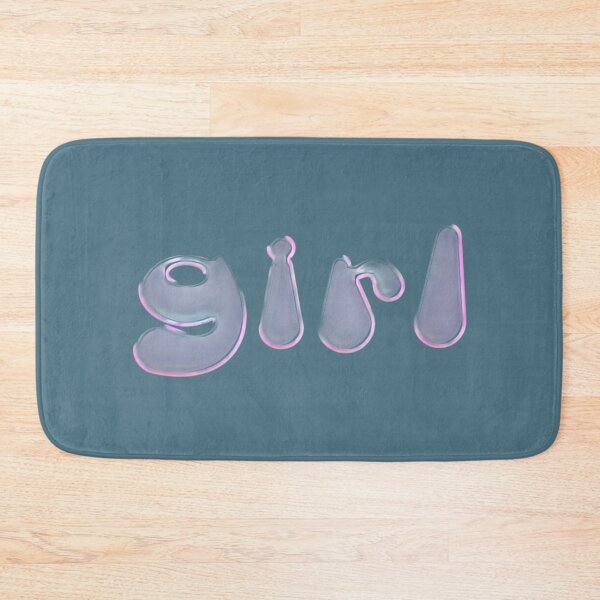 Item preview, Glossy Pastel “Girl” Typography – Soft Feminine Aesthetic designed and sold by Ashleigh David.