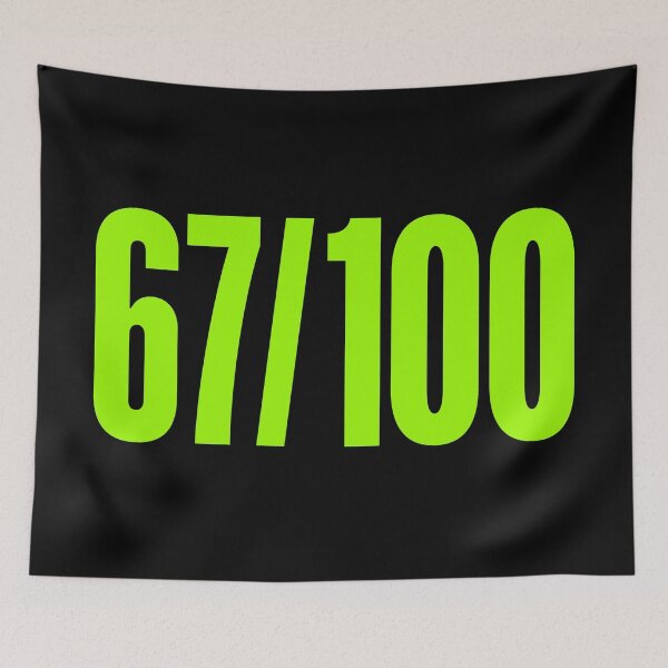 Item preview, 67/100, Six Seven Green designed and sold by Memes N Lore .
