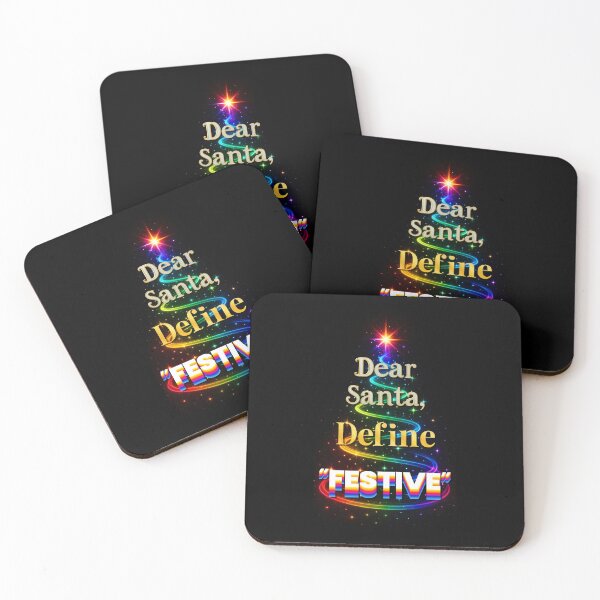 Item preview, ⛄ Dear Santa, Define “Festive” ✨-✨ Glitter & Side-Eye Edition – HIGH SASS & SHADE COLLECTION designed and sold by WheelieGdArt.