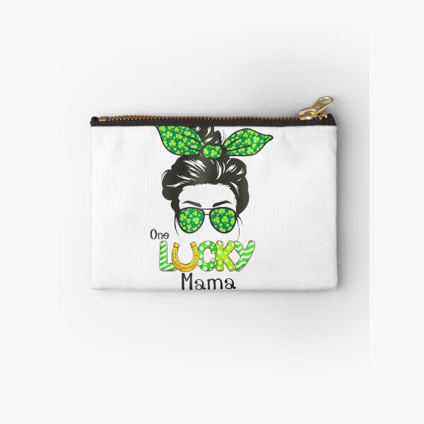 Item preview,  One Lucky Mama Messy Bun Shamrock St. Patricks Day  designed and sold by SIGORDESIGN.
