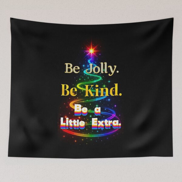 Item preview, ⛄ Be Jolly. Be Kind. Be a Little Extra ✨-✨ Sparkle Etiquette Edition – HIGH SASS & SHADE COLLECTION designed and sold by WheelieGdArt.