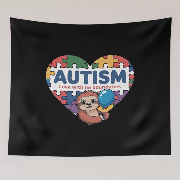 Item preview, Autism Awareness Day Autism Sloth Puzzle Heart designed and sold by SIGORDESIGN.