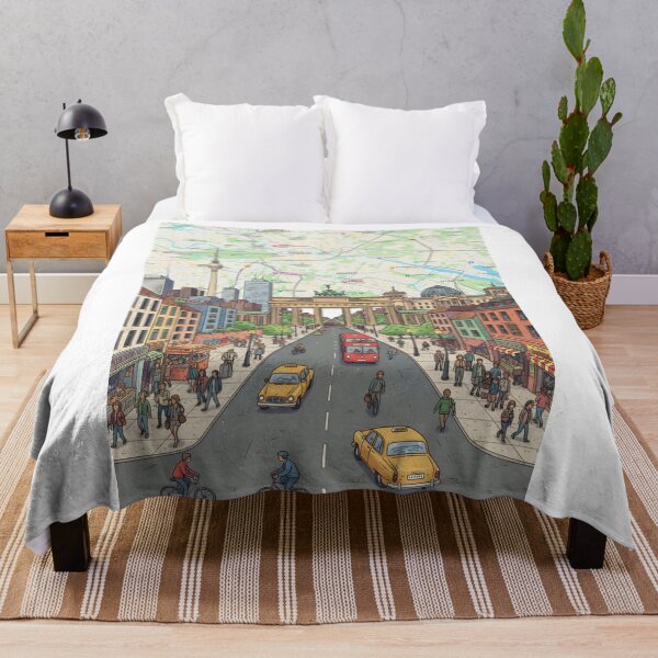 Item preview, Berlin Map Cityscape Art Print designed and sold by shopcanva.