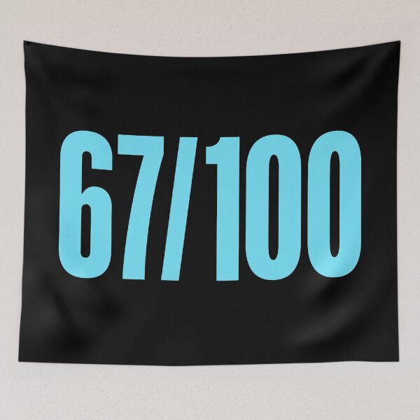Item preview, 67/100, Six Seven Blue designed and sold by Memes N Lore .