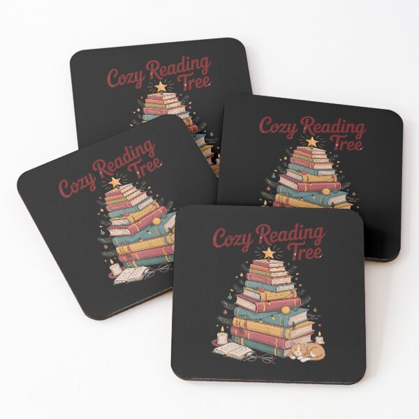 Item preview, Cozy Christmas Reading Tree – Cat & Candles designed and sold by rczjlxdvvj62.