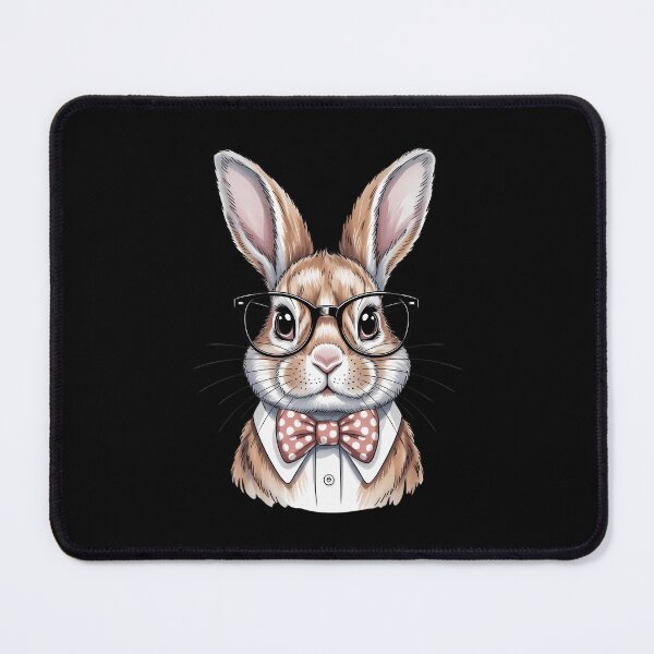 Item preview, Cute Bunny With Glasses Rabbit Easter Day designed and sold by VENOM0RIOT.