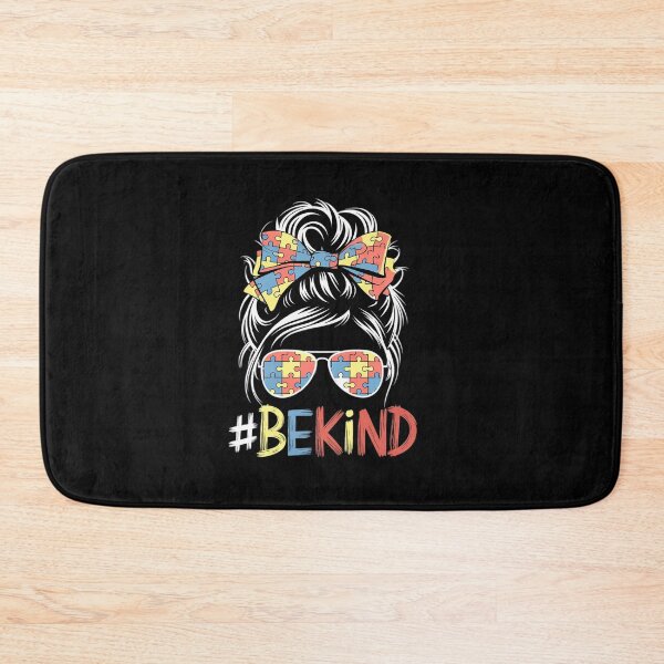 Item preview, Autism Awareness Messy Bun Be Kind Puzzle Girls Kids Women designed and sold by SIGORDESIGN.