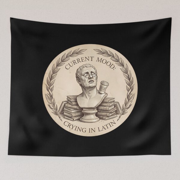 Item preview, Funny Dark Academia Crying In Latin History Student  designed and sold by Mason-Pride.