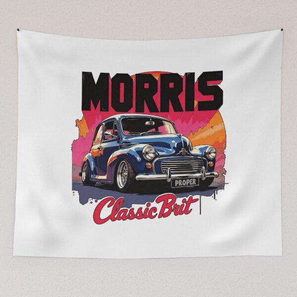 Item preview, Morris Minor Classic British  designed and sold by Retro Quarter / Cararty.