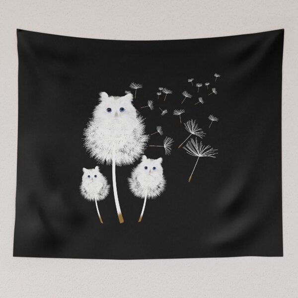 Item preview, Amazing Cat Dandelion Flower Cat Lover Design for Women Girls designed and sold by LarkinIsabell.