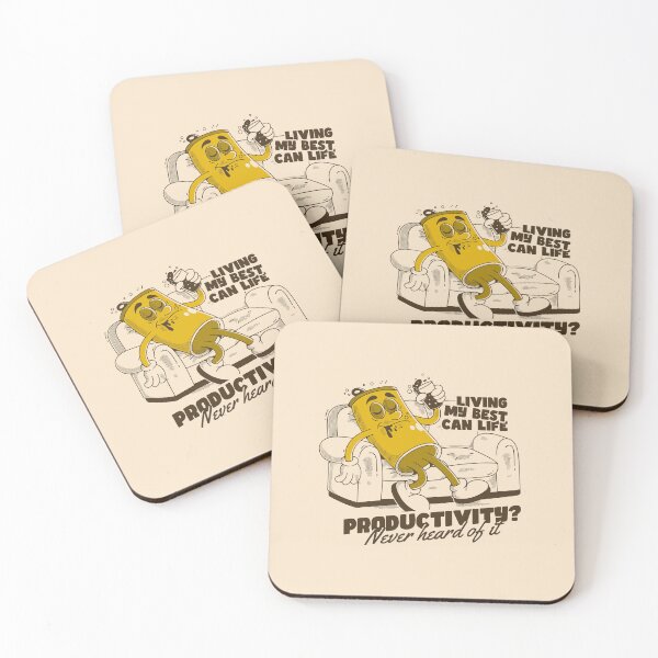 Item preview, Living My Best Can Life Funny Beer Can Cartoon Illustration designed and sold by adipra.