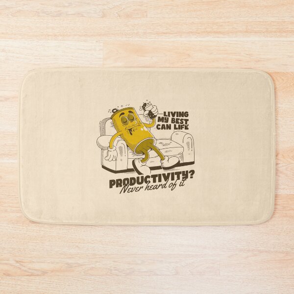 Item preview, Living My Best Can Life Funny Beer Can Cartoon Illustration designed and sold by adipra.