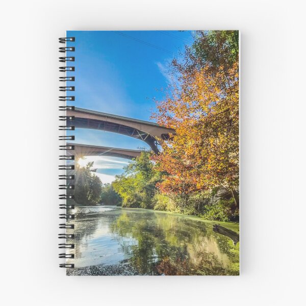 Item preview, Mirror Lake Sun Rays Under the Bridge – Wisconsin Nature Photography designed and sold by aadventures.
