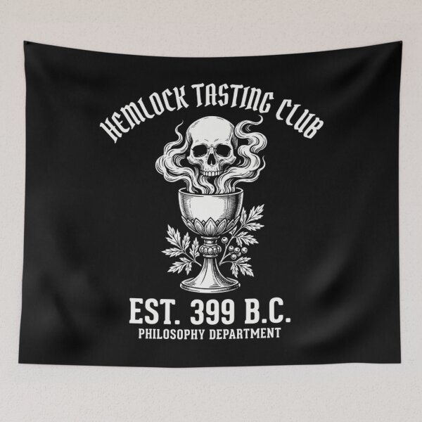 Item preview, Hemlock Tasting Club Est 399 BC Dark Academia Philosophy designed and sold by Mason-Pride.