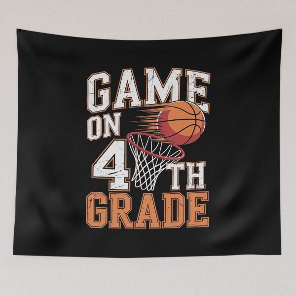 Item preview, Games On 4th Grade Basketball First Day Of School designed and sold by SIGORDESIGN.