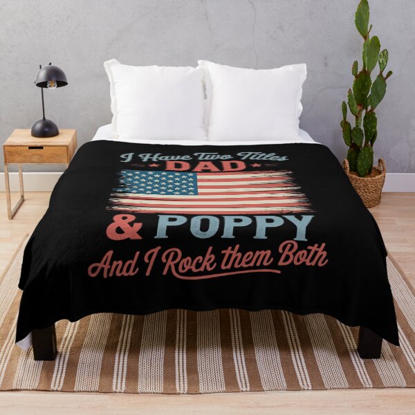 Item preview, I Have Two Titles Dad & Poppy  Rock Them Both designed and sold by VENOM0RIOT.
