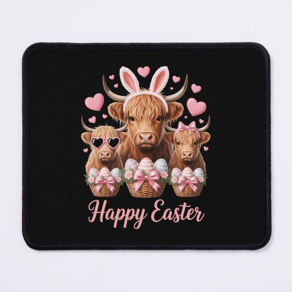 Item preview, Happy Easter Day Highland Cow Kids Western Cute Cow designed and sold by VENOM0RIOT.