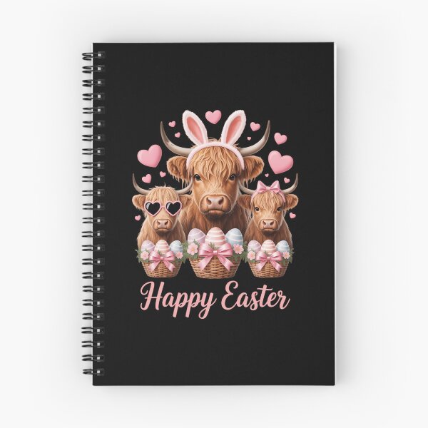Item preview, Happy Easter Day Highland Cow Kids Western Cute Cow designed and sold by VENOM0RIOT.