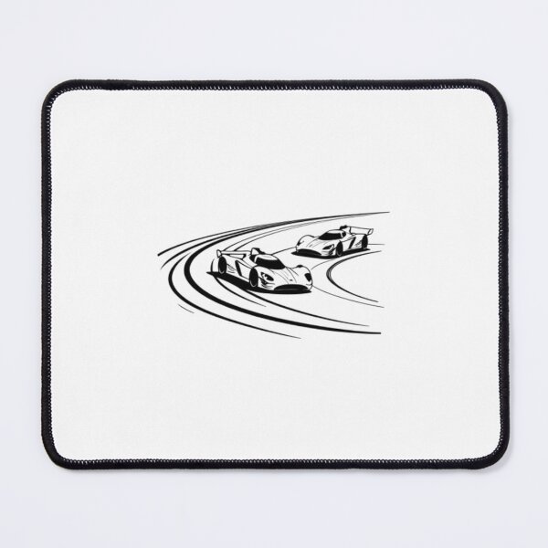 Item preview, A race car speeding through a sharp curve on a racetrack_27 designed and sold by Aariq.